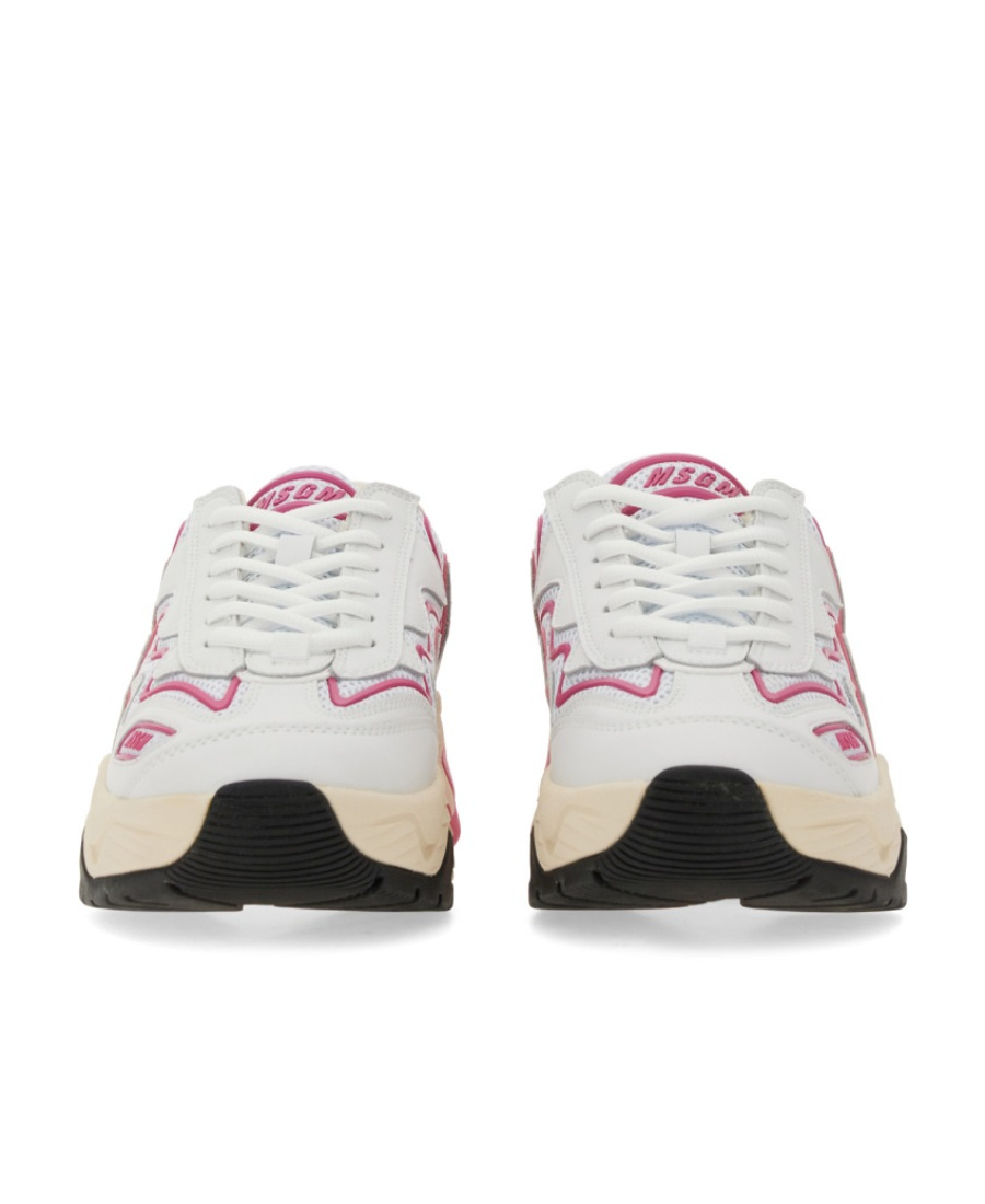 Msgm Panelled Low-top Sneakers In Multicolor