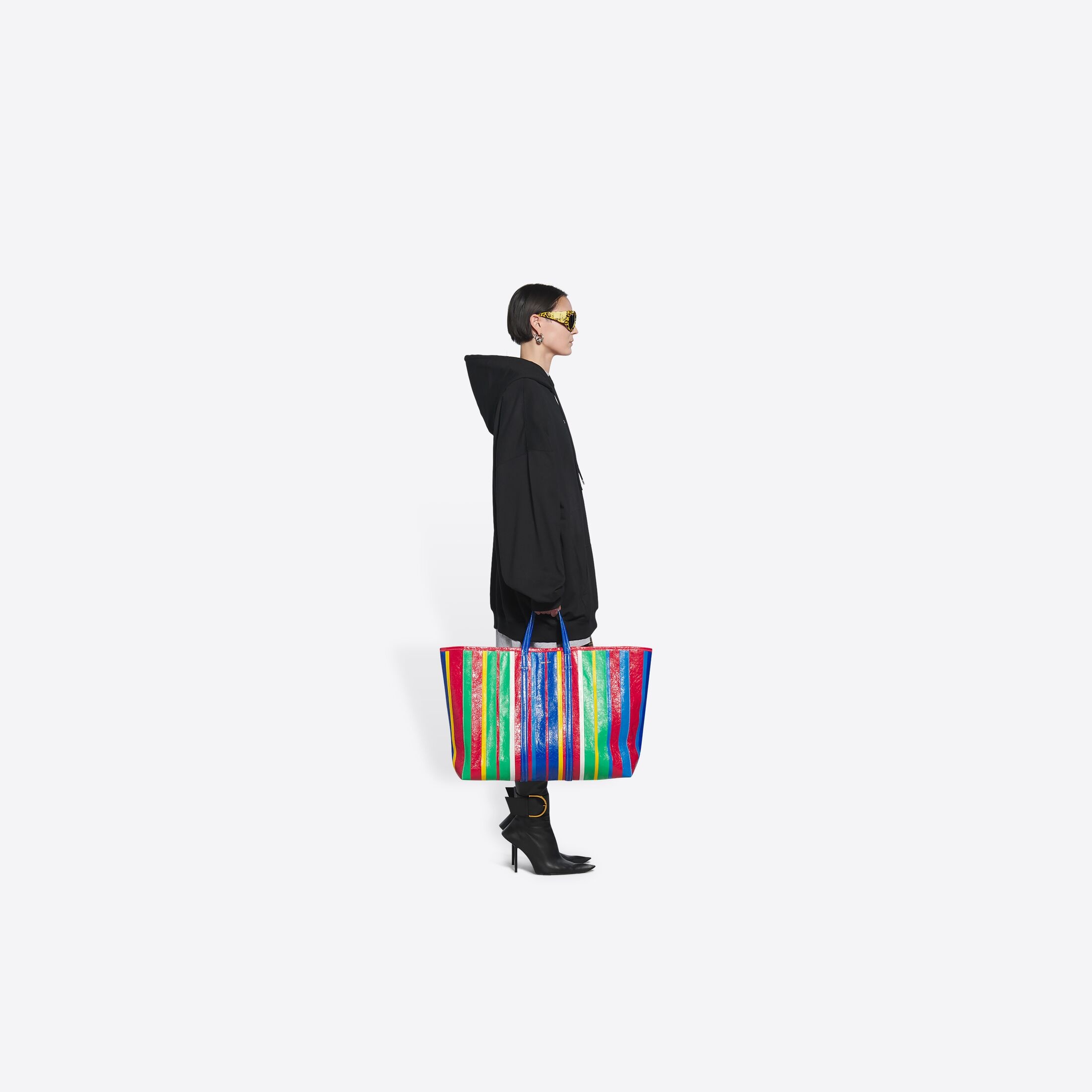 Balenciaga Barbes East-west Large Shopper Bag In Multi