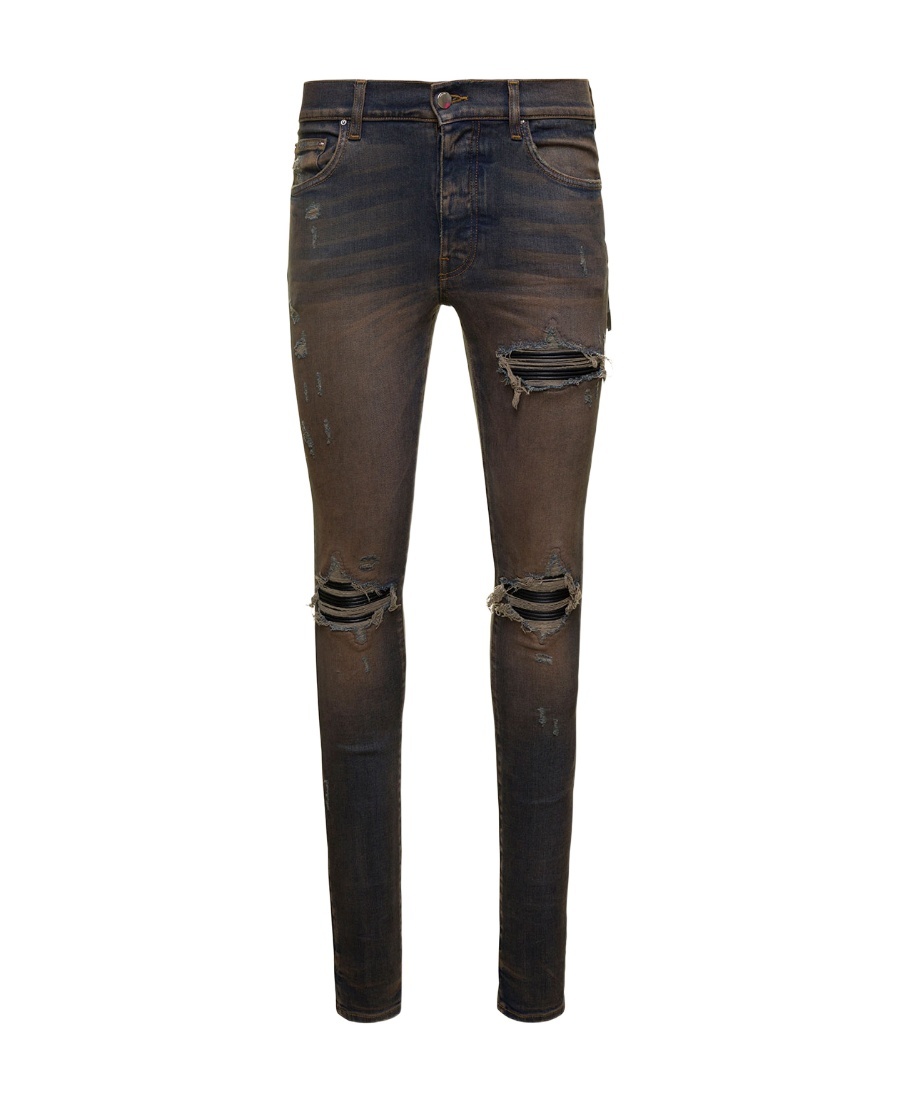 Amiri Ripped Jeans In Black