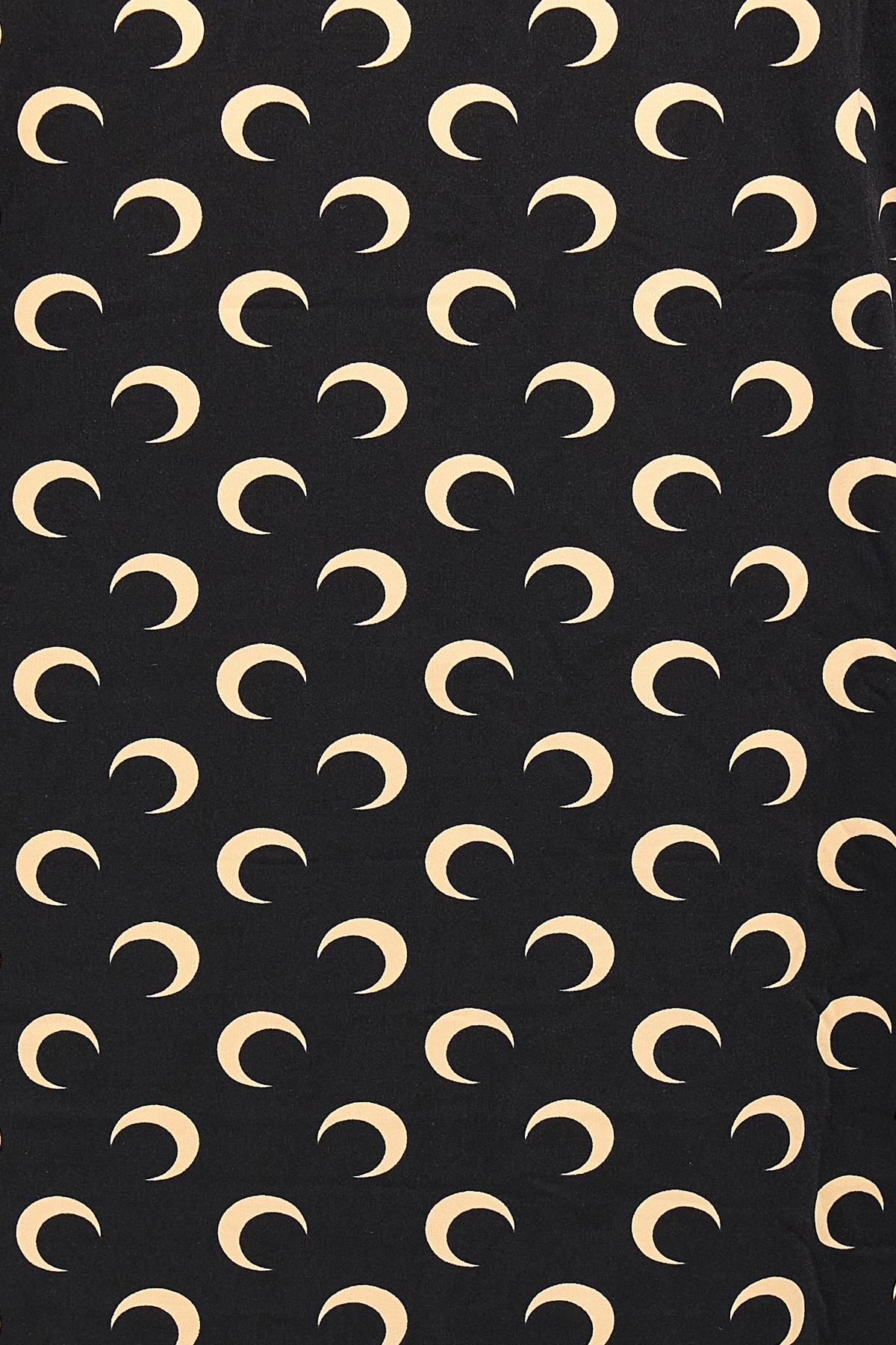 Shop Marine Serre Moon Printed Long-sleeved T-shirt In Black