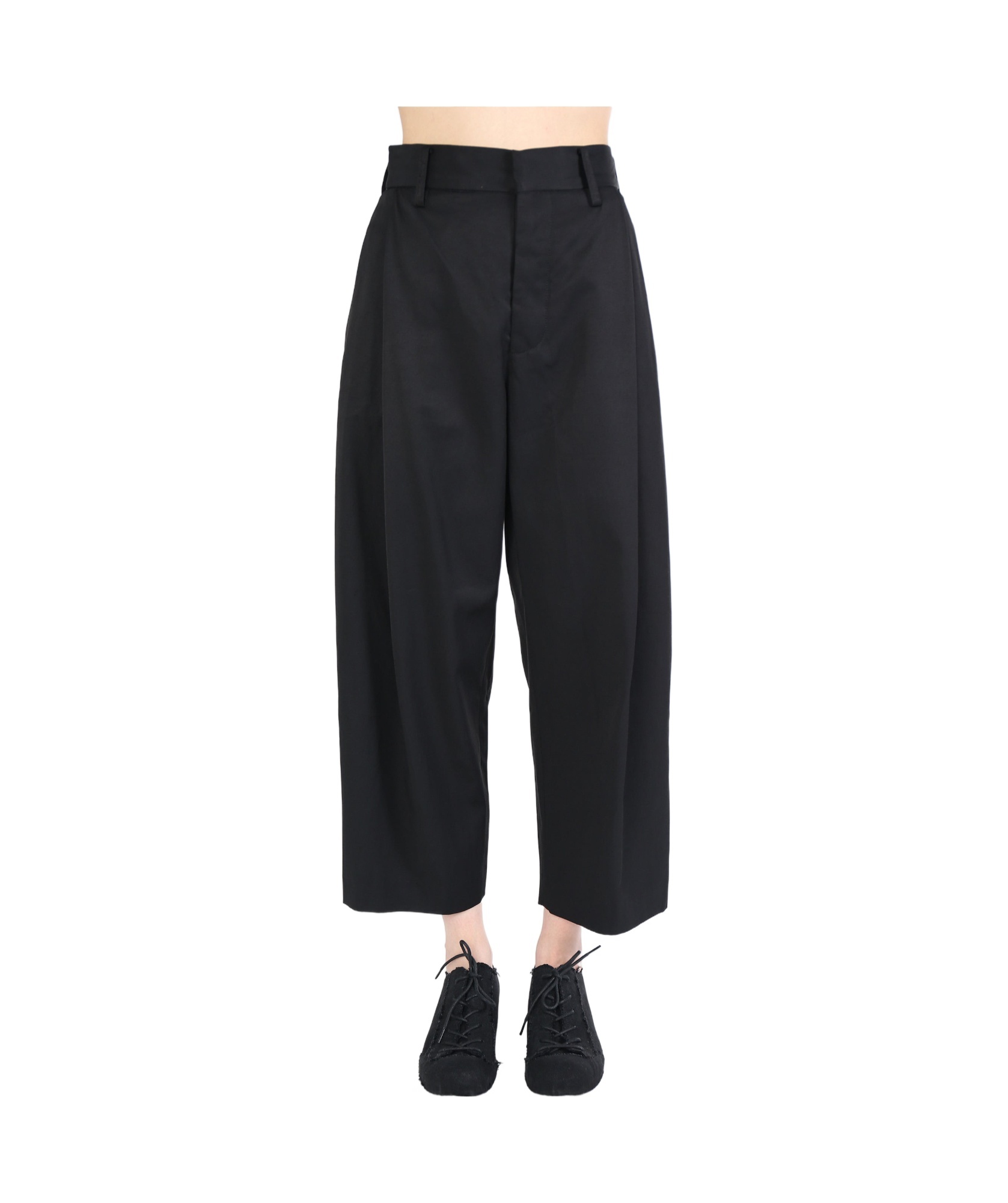 UMA WANG BELT-LOOP CASUAL PANTS