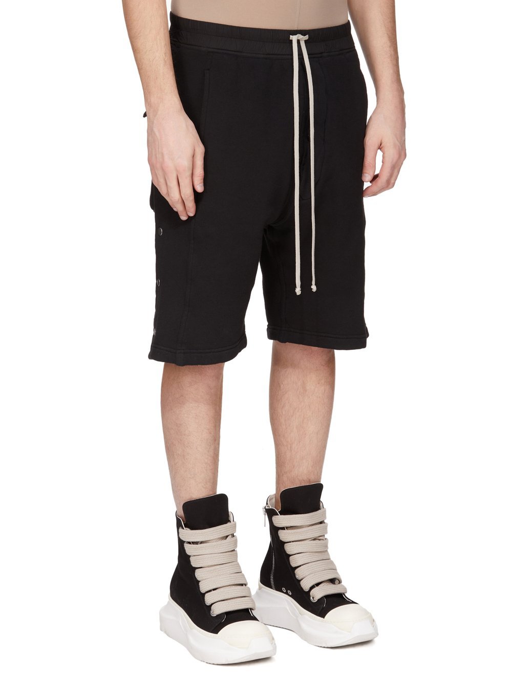 Rick Owens Drkshdw Concordians Pusher Shorts In Black