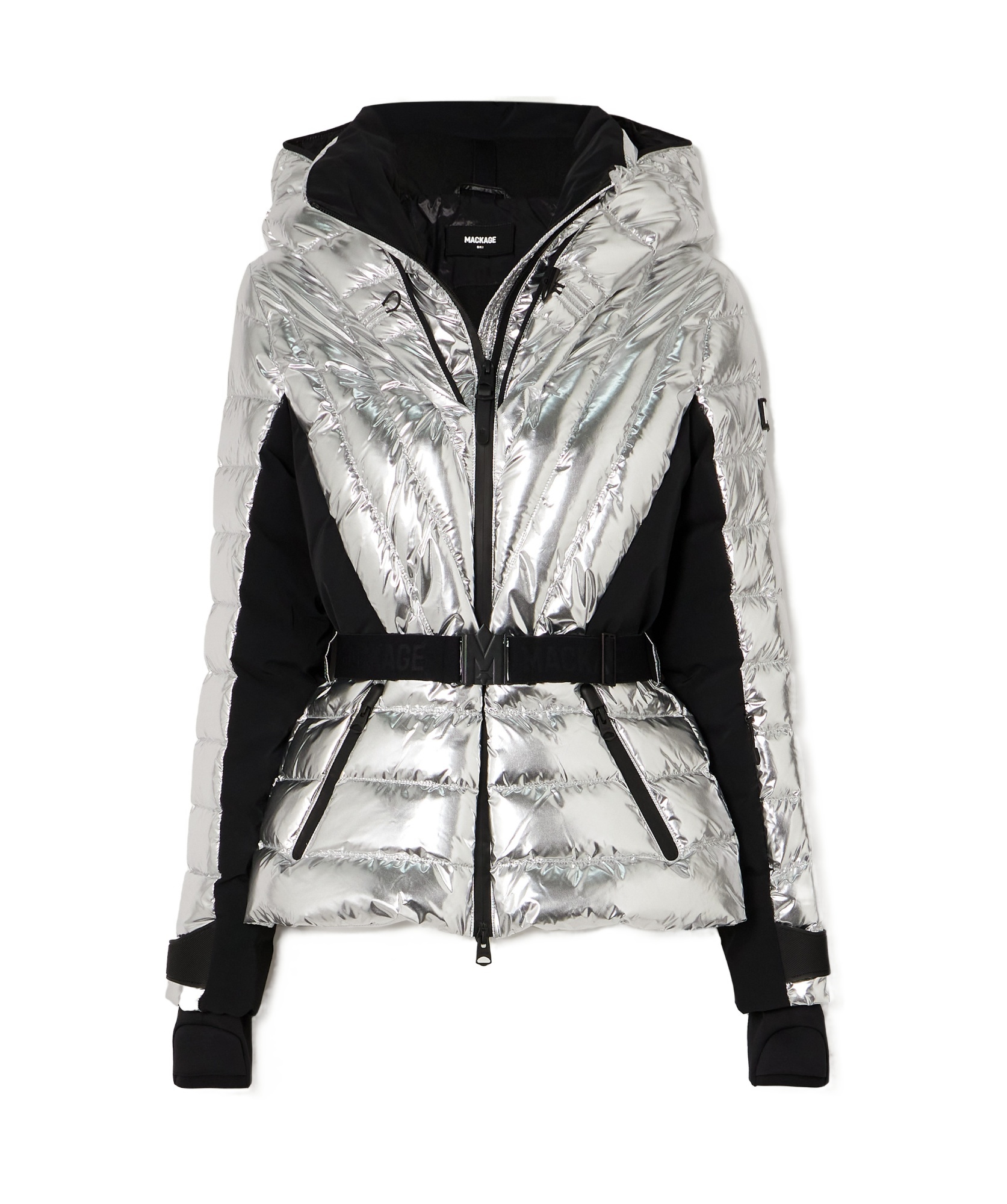 Mackage Long-sleeved Down Jacket In Black