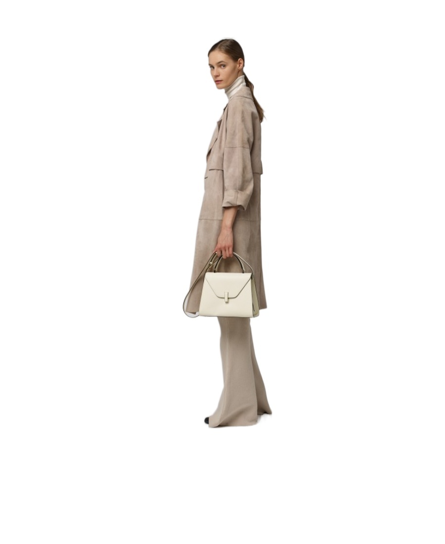 Valextra Iside Top-handle Bag In White