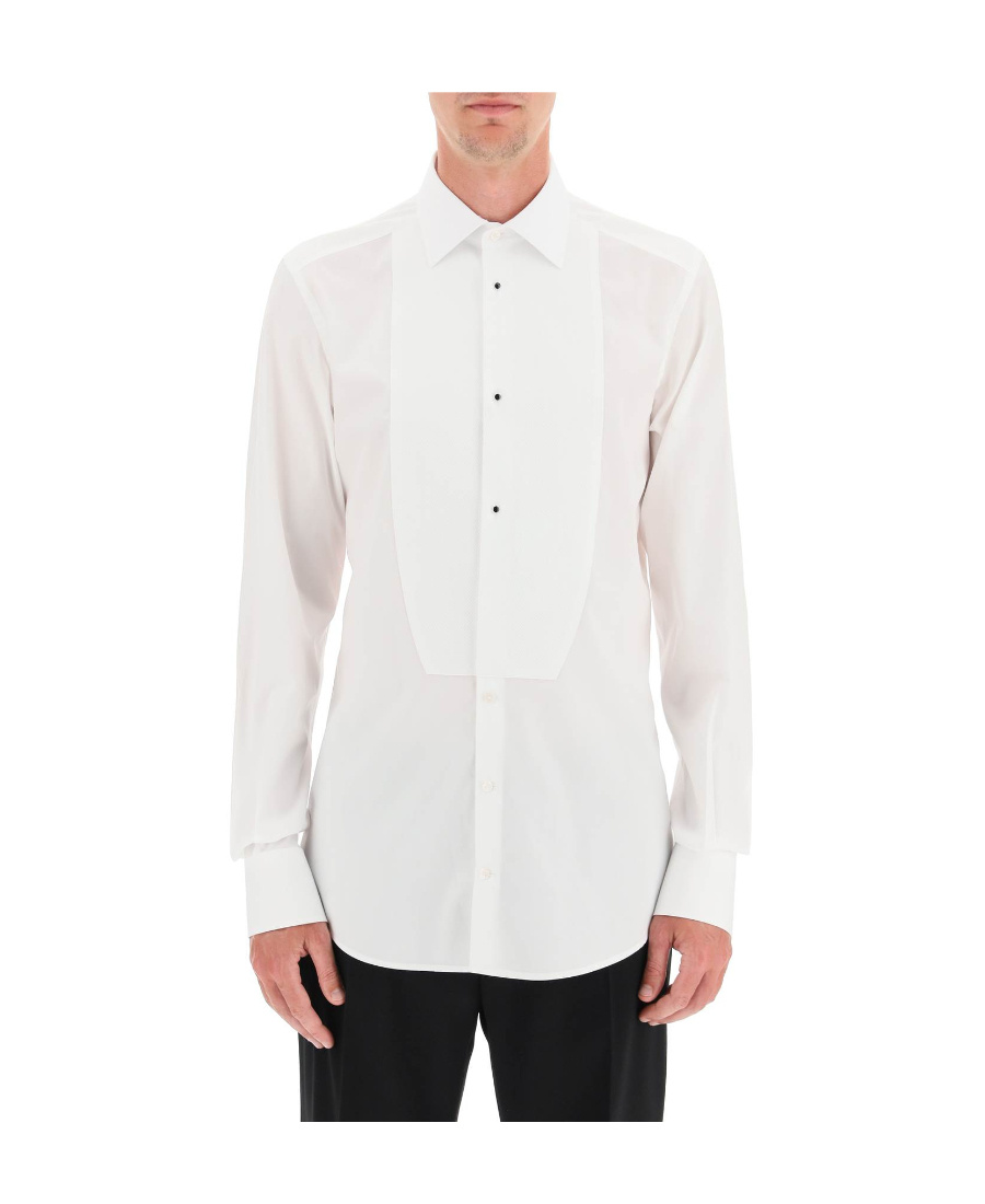 Dolce & Gabbana Gold Slim Fit Tuxedo In White