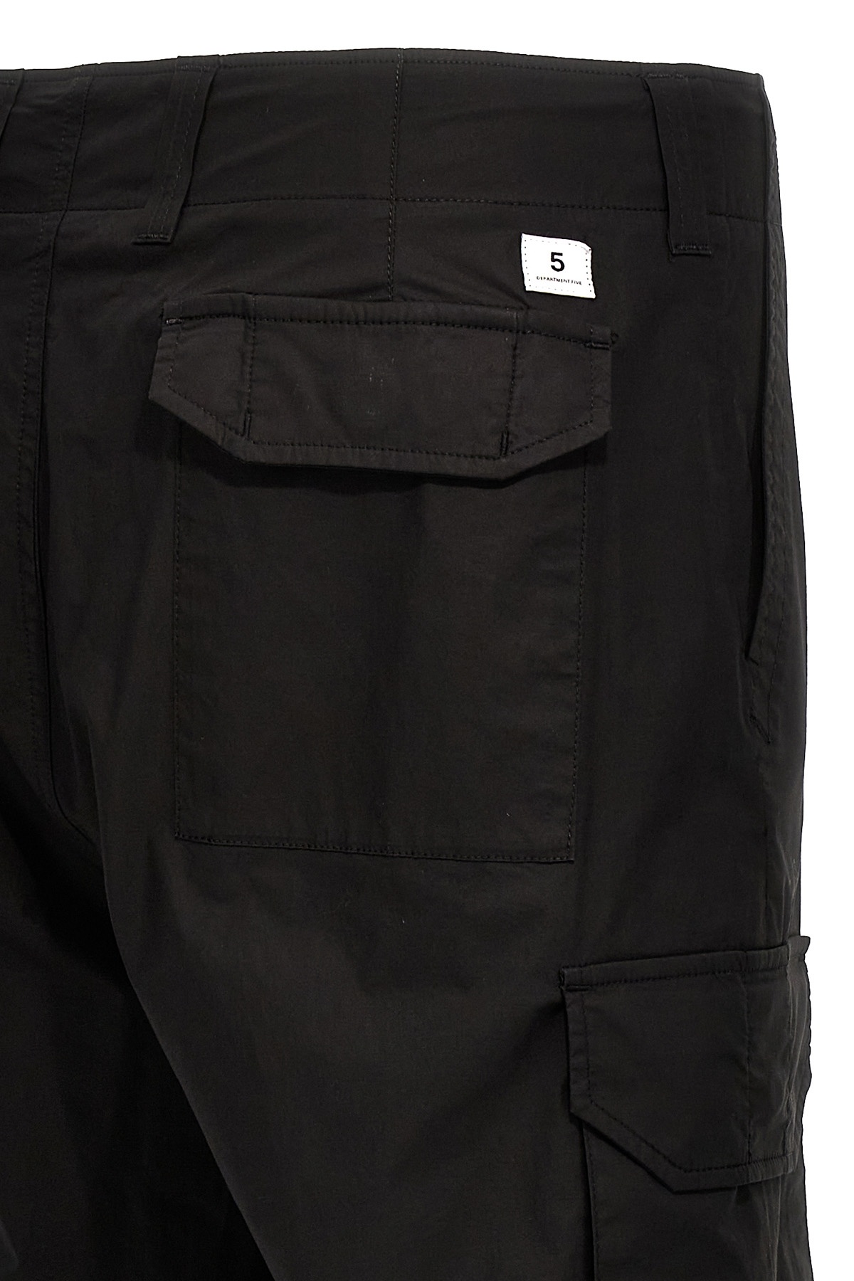Department Five Department 5 Fleet Cool Wool Cargo Pants Navy Blue In Black