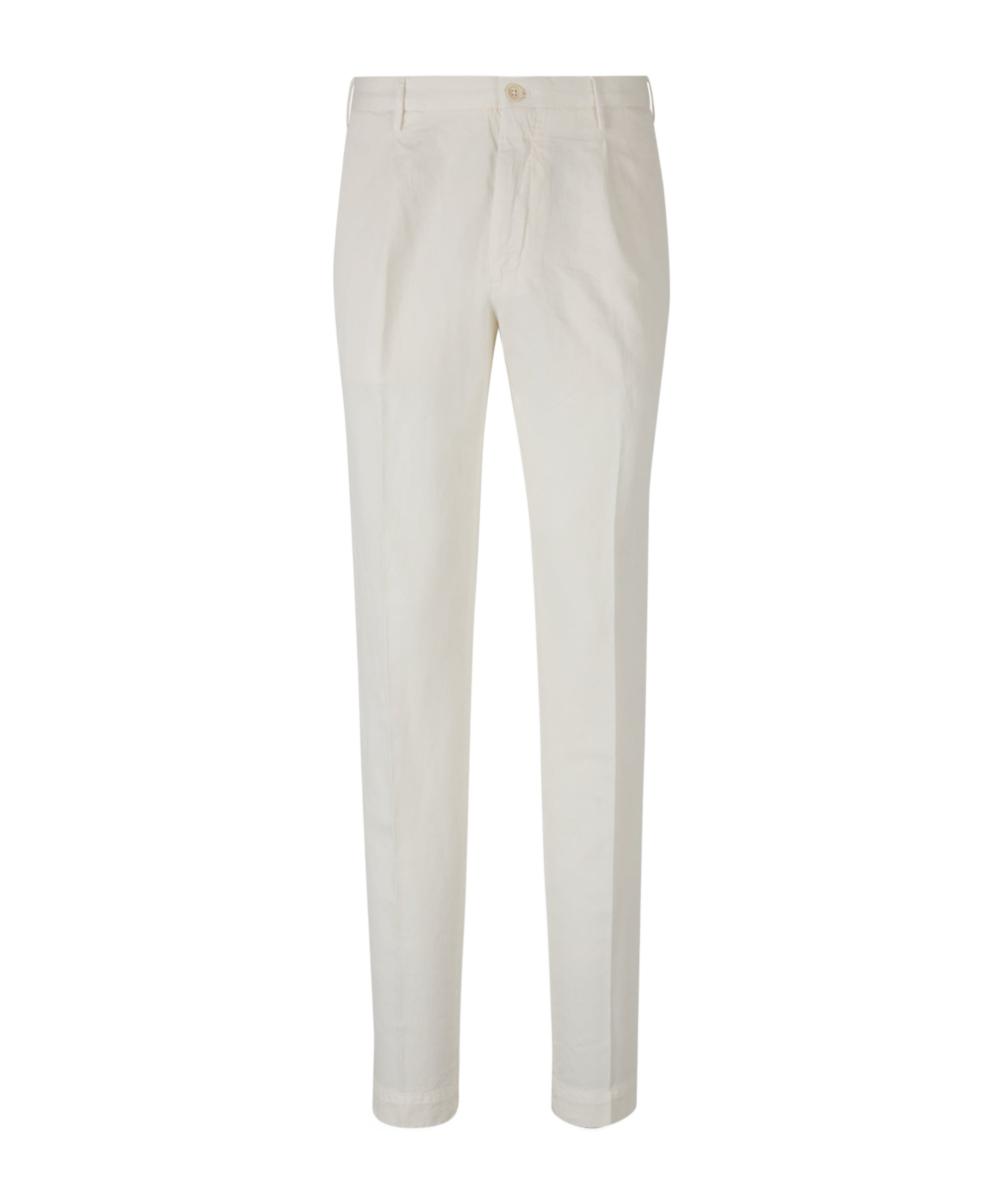 Incotex Belt Ring Casual Pants In White