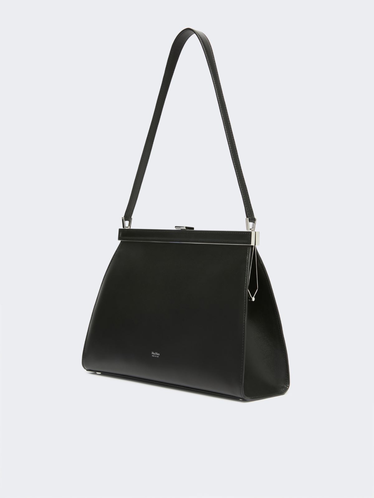 Max Mara Logo Shoulder Bag In Black