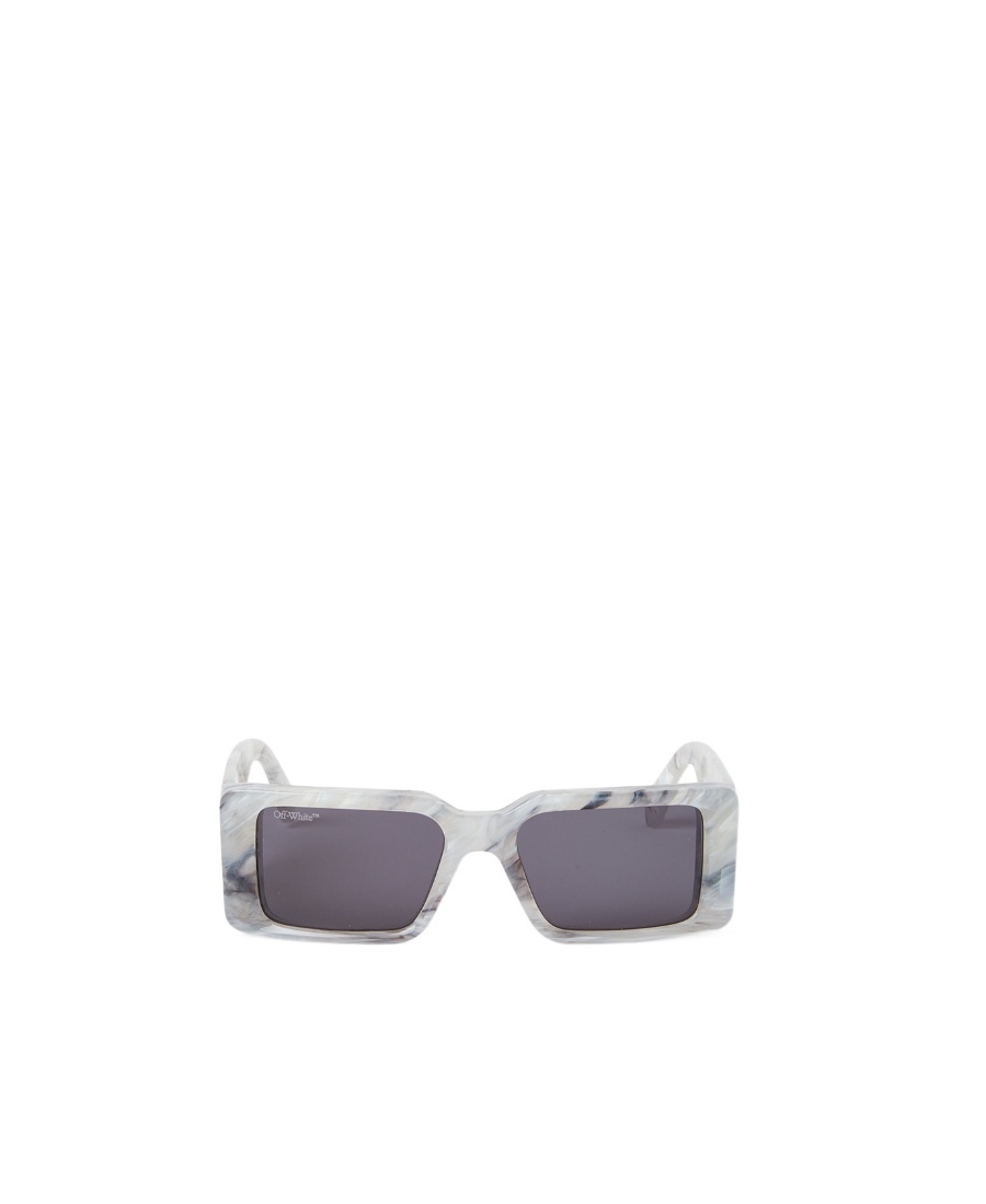 Off-white Logo Sunglasses In Gray