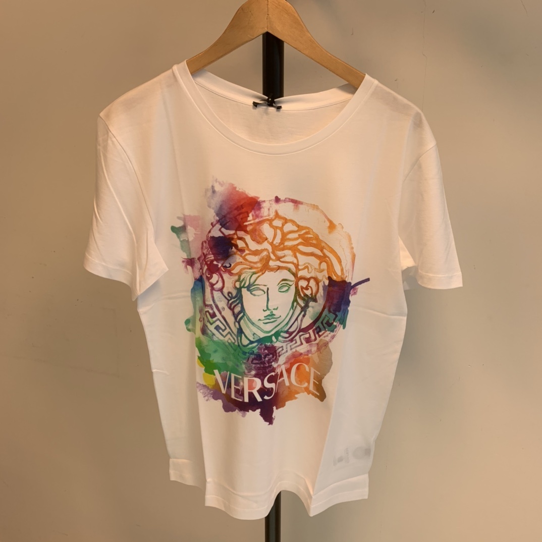 Versace Medusa-motif T-shirt In White