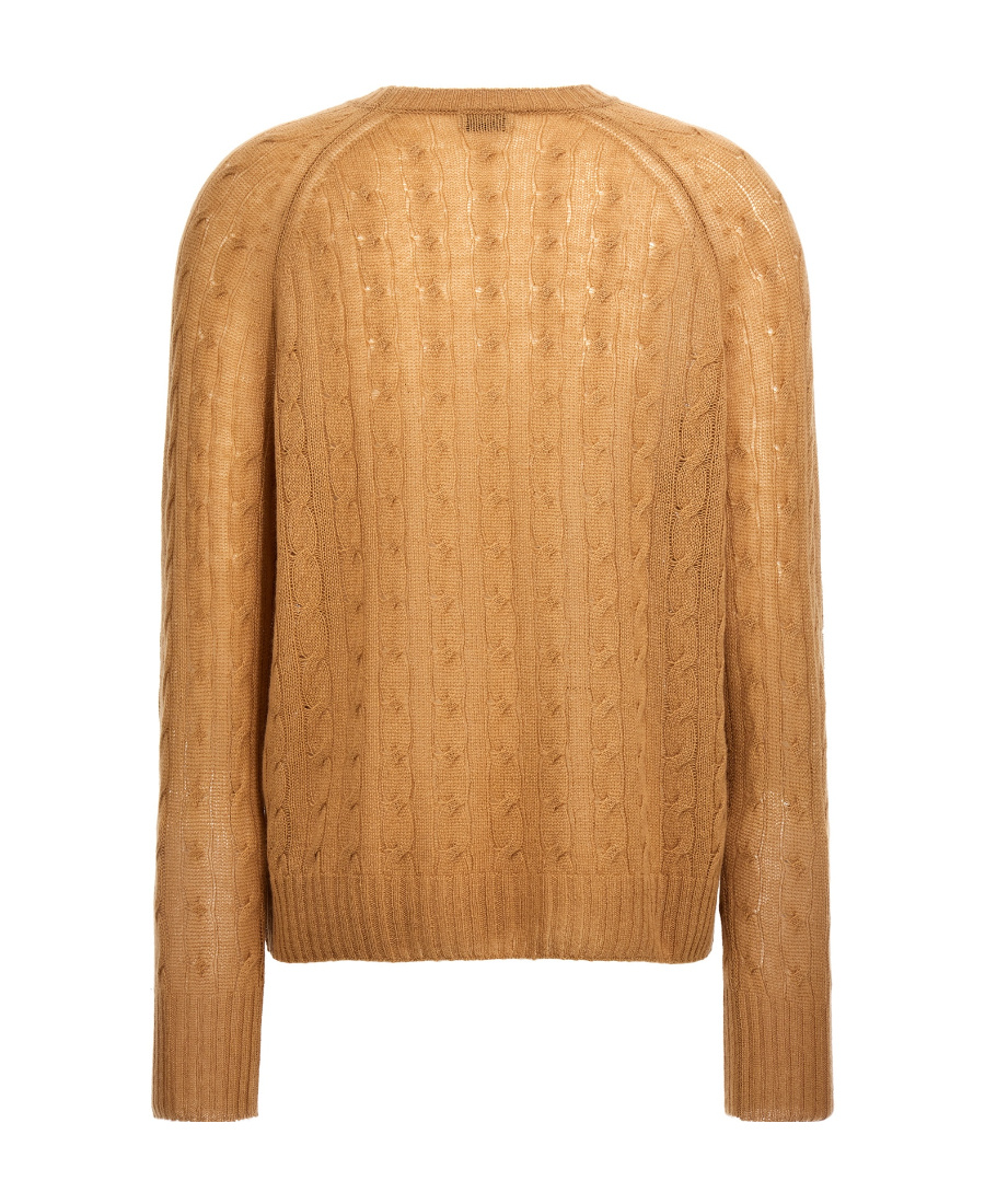 Etro Cable-knit Cashmere Sweater In Brown