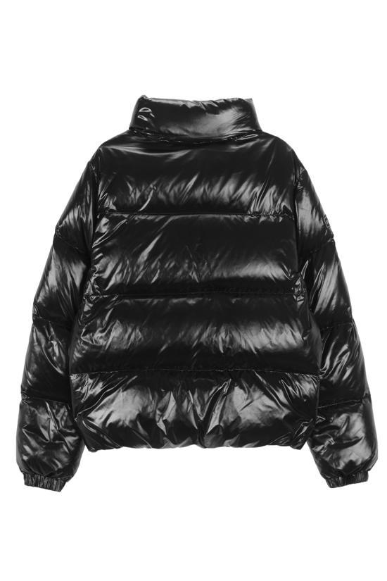 Duvetica Long Sleeve Down Jacket In Black