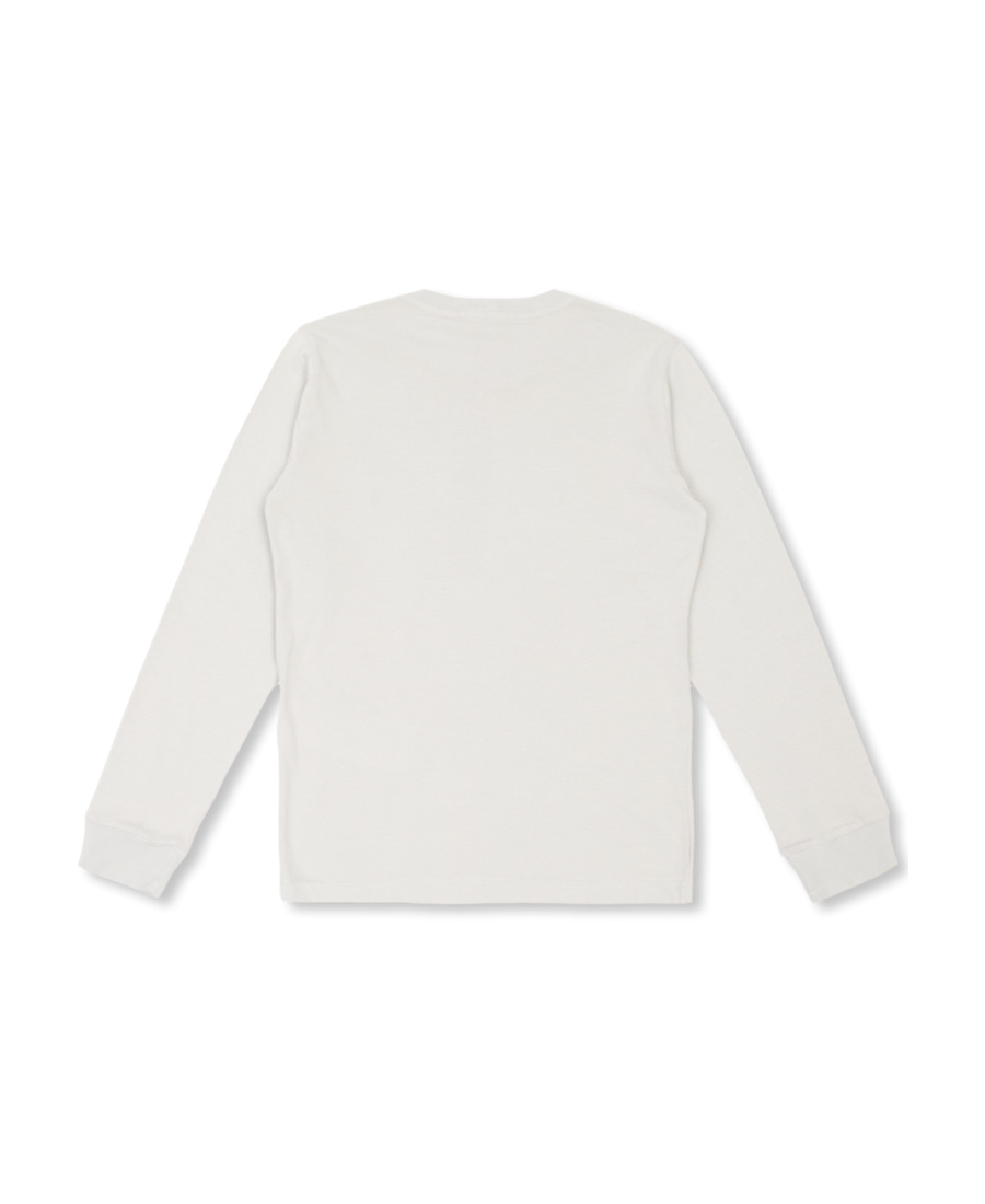 Stone Island Long-sleeve Cotton T-shirt In Gray