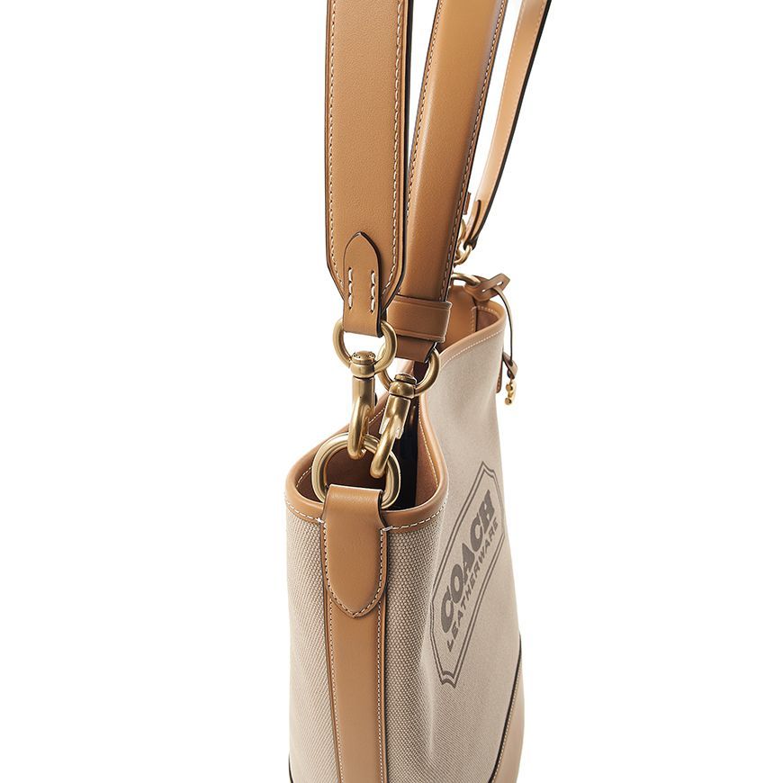 Coach Restored Dakota Bucket Bag In Nude
