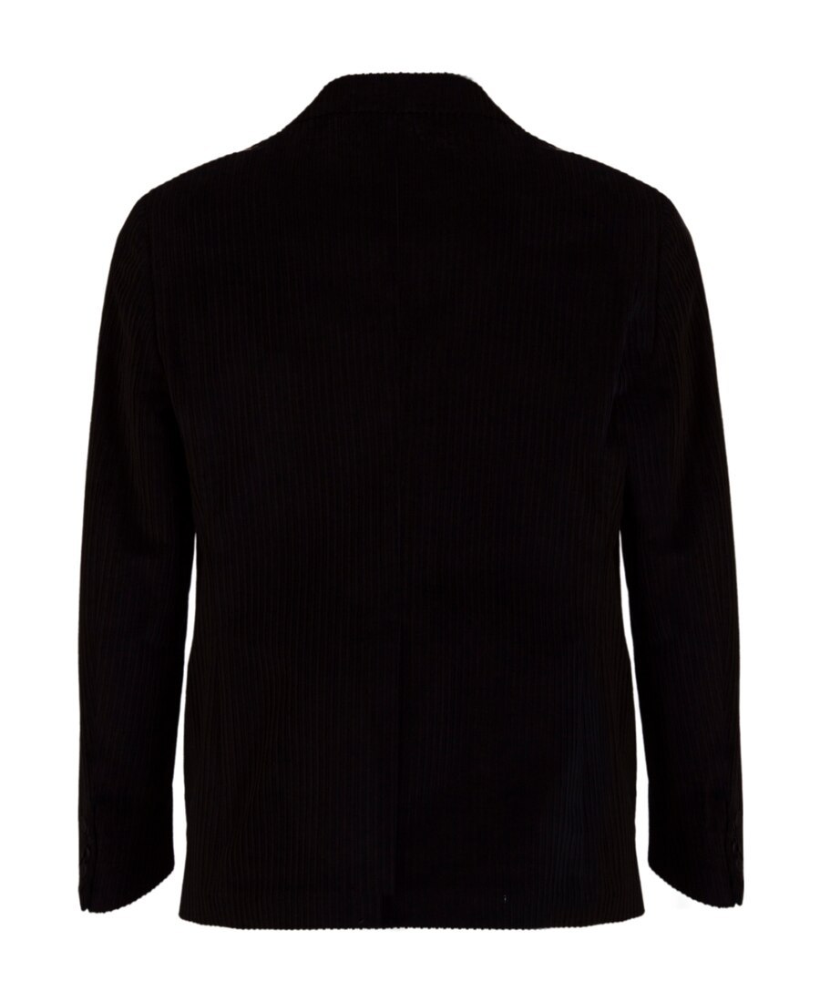 Tonello Blue Wool Jacket In Black