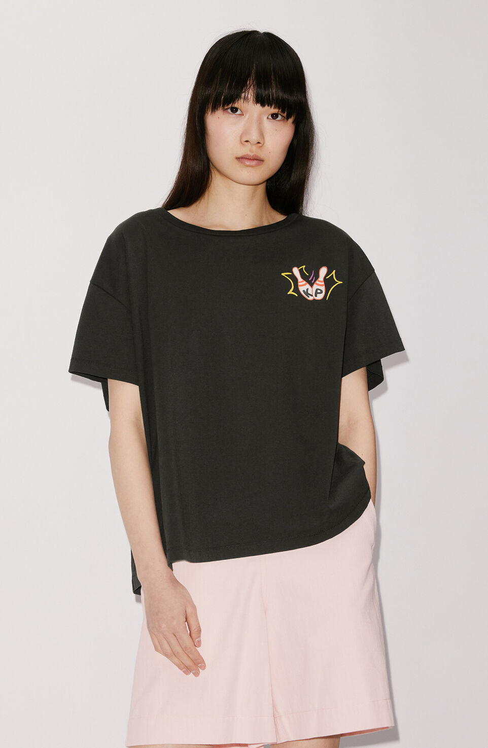 KENZO KENZO GRAPHIC PRINTED CREWNECK T-SHIRT