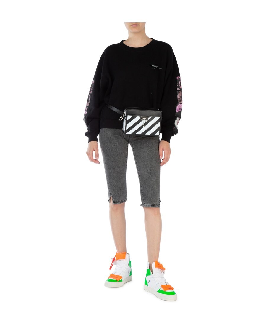 Off-white Denim Capri Trousers