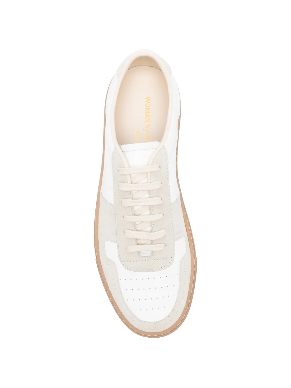Common Projects Contemporary Low-top Sneakers Contrast Sole In White
