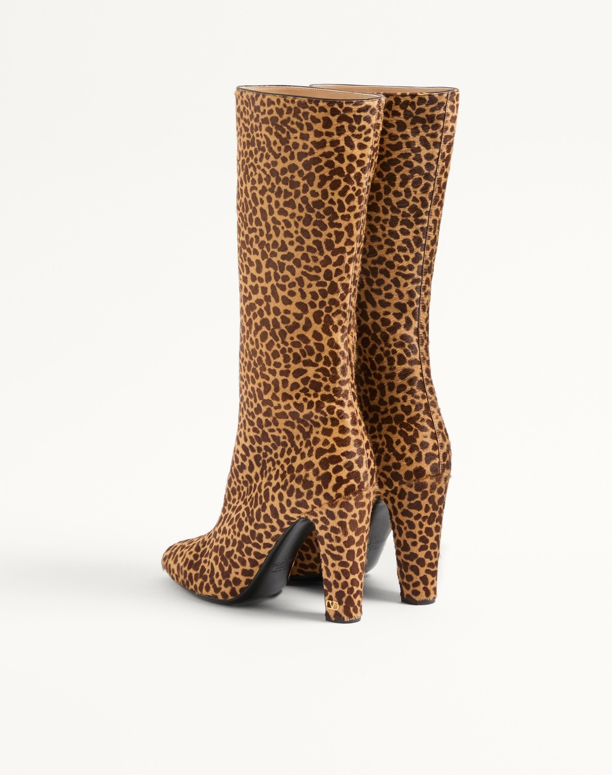 Valentino Garavani Hotty Boot In Pony-effect Calfskin 100mm Woman Animal Print 39.5 In Animal Print