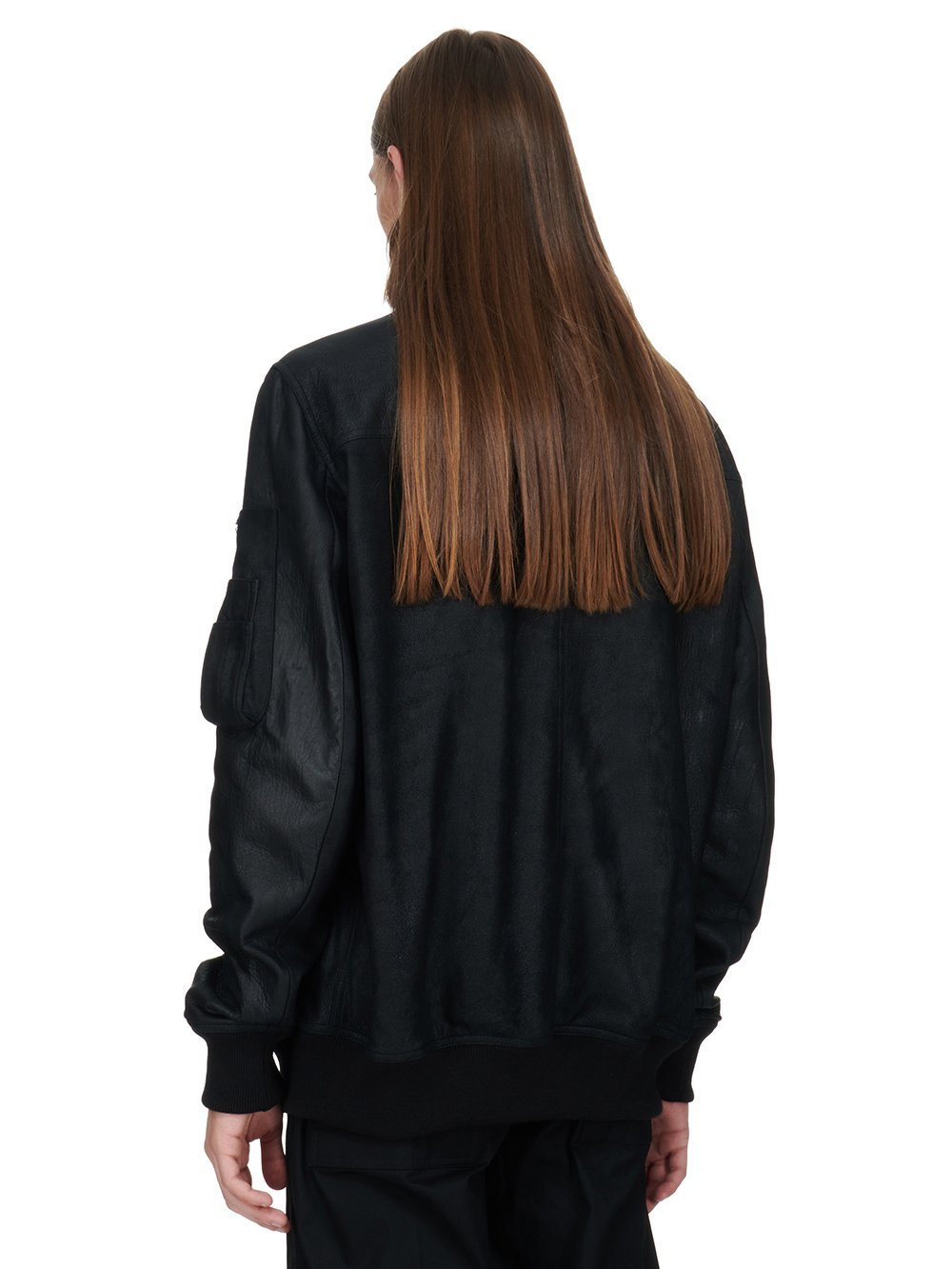 Rick Owens Man Jacket Black Size 38 Cotton, Silk, Virgin Wool In Black