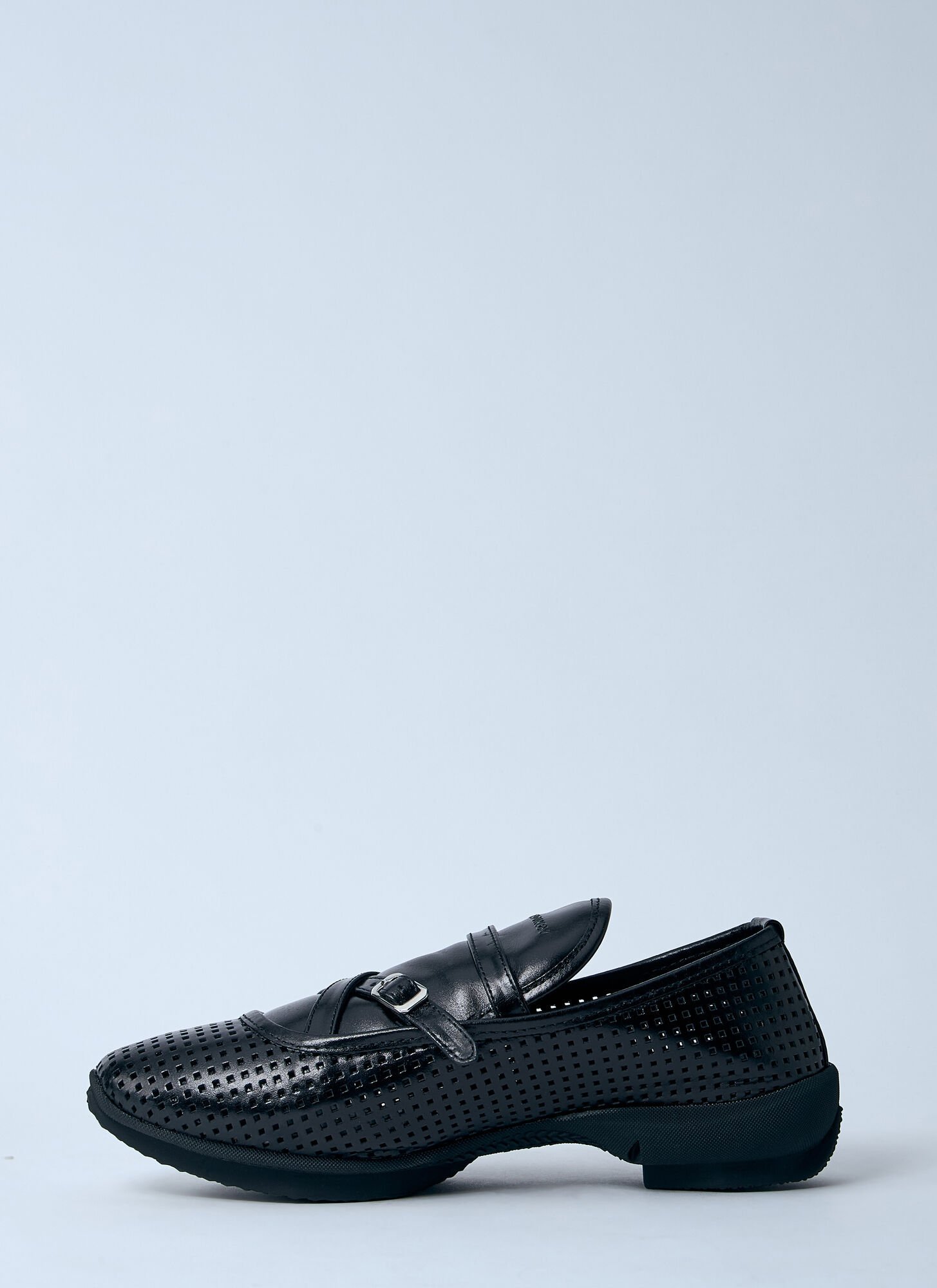 Kiko Kostadinov Sonia Strap Loafers In Black
