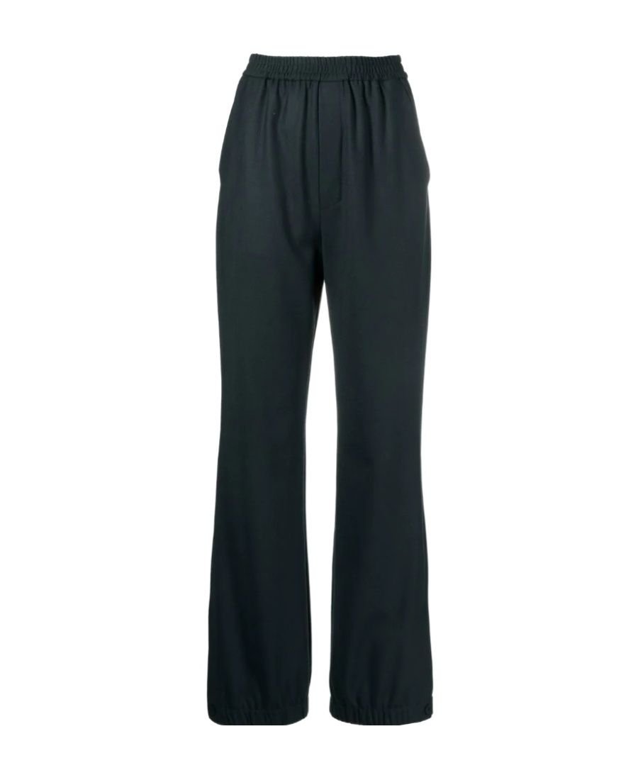 Nanushka Gathered Waist Trousers In Black