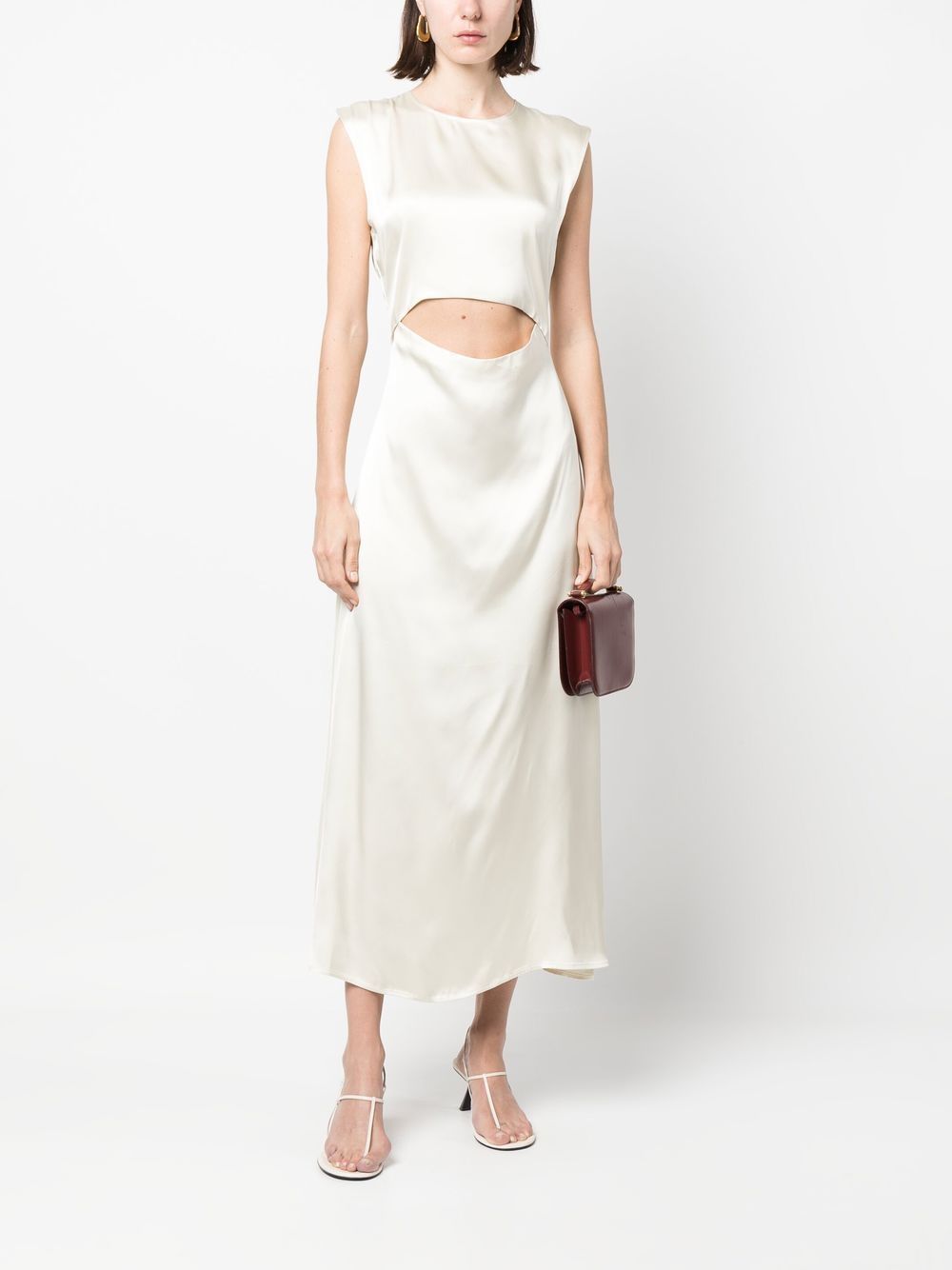 LOULOU STUDIO ROUND NECK DRESS