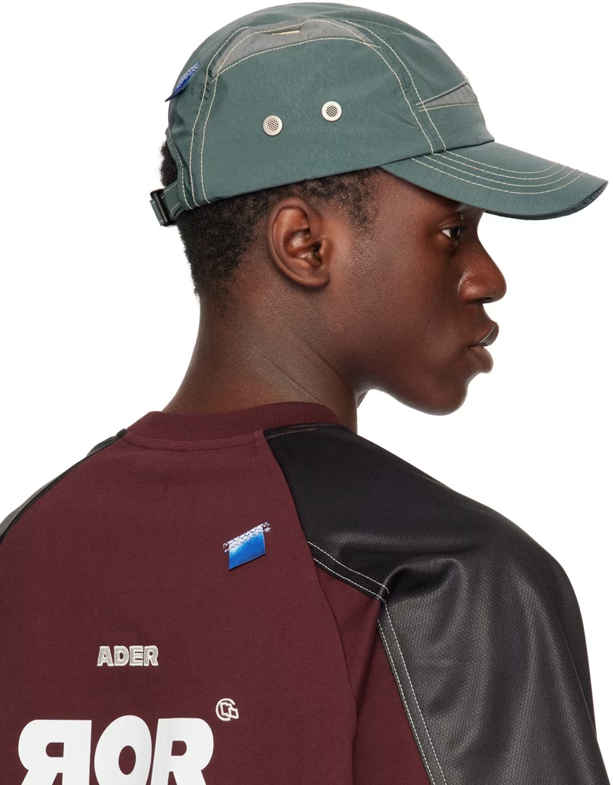 Ader Error Contrast-colored Stitching Baseball Cap In Red