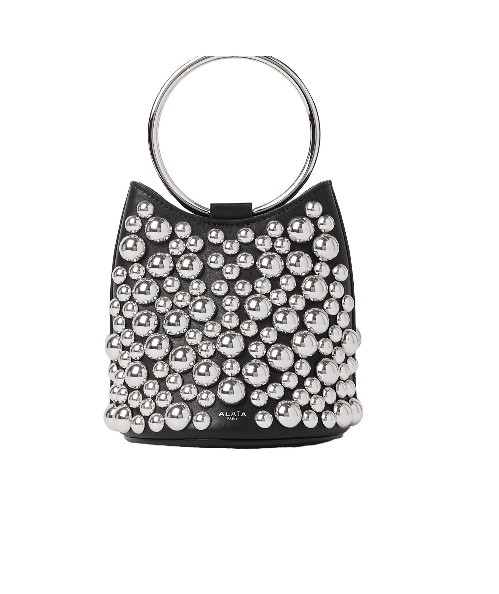 ALAÏA MINI RING BUCKET BAG