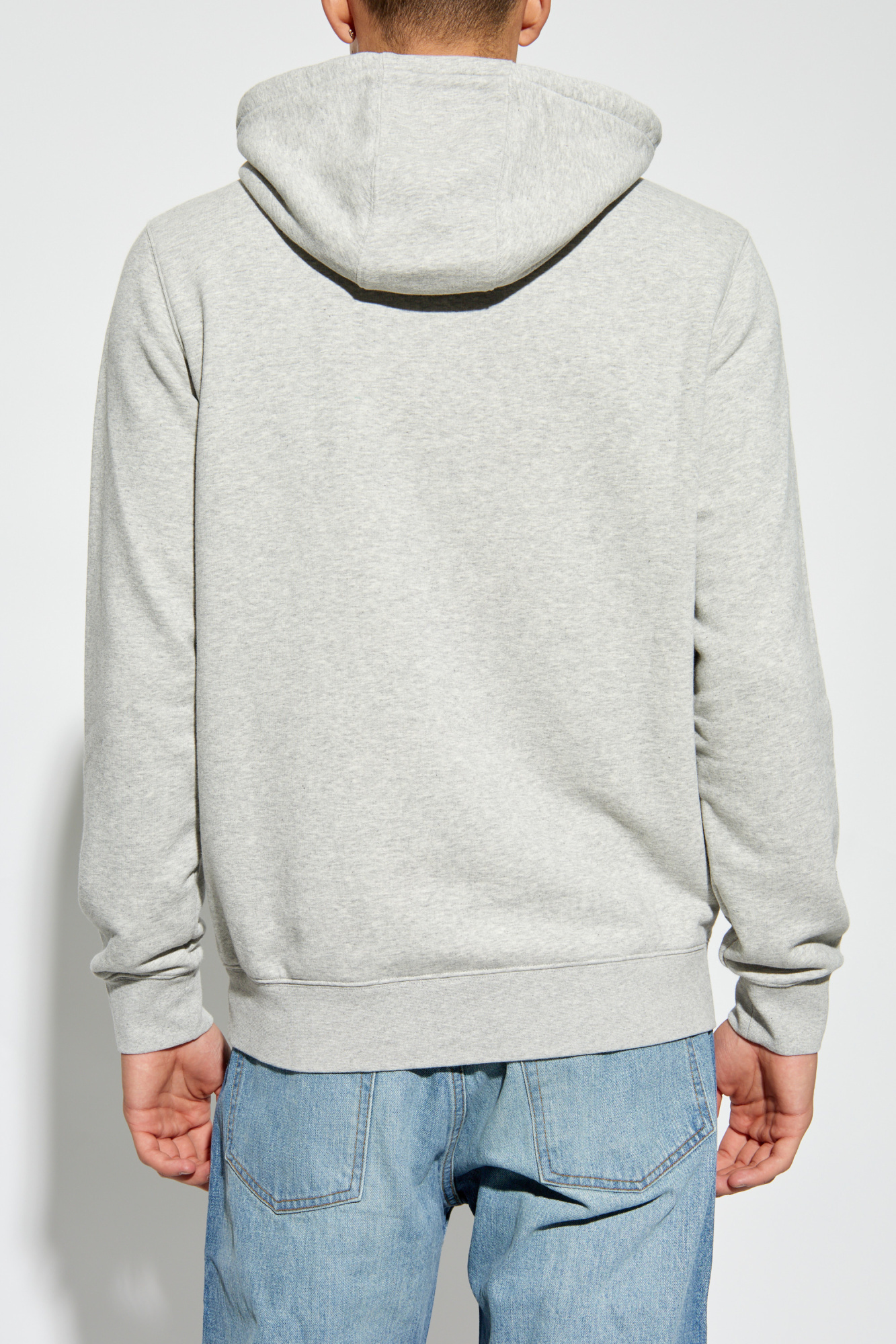 Woolrich Logo-embroidered Cotton Hoodie In White