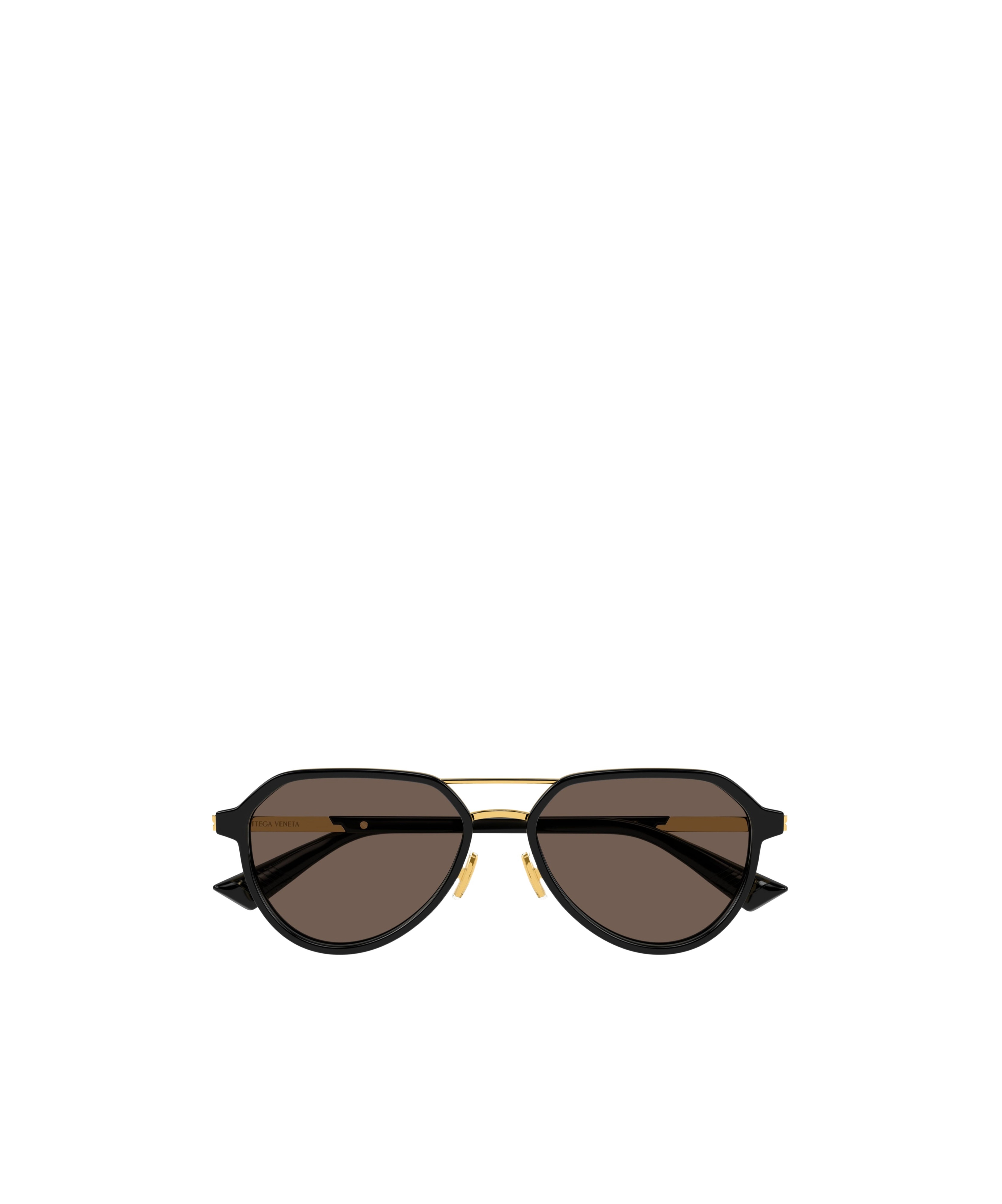 Bottega Veneta Aviator Sunglasses In Green