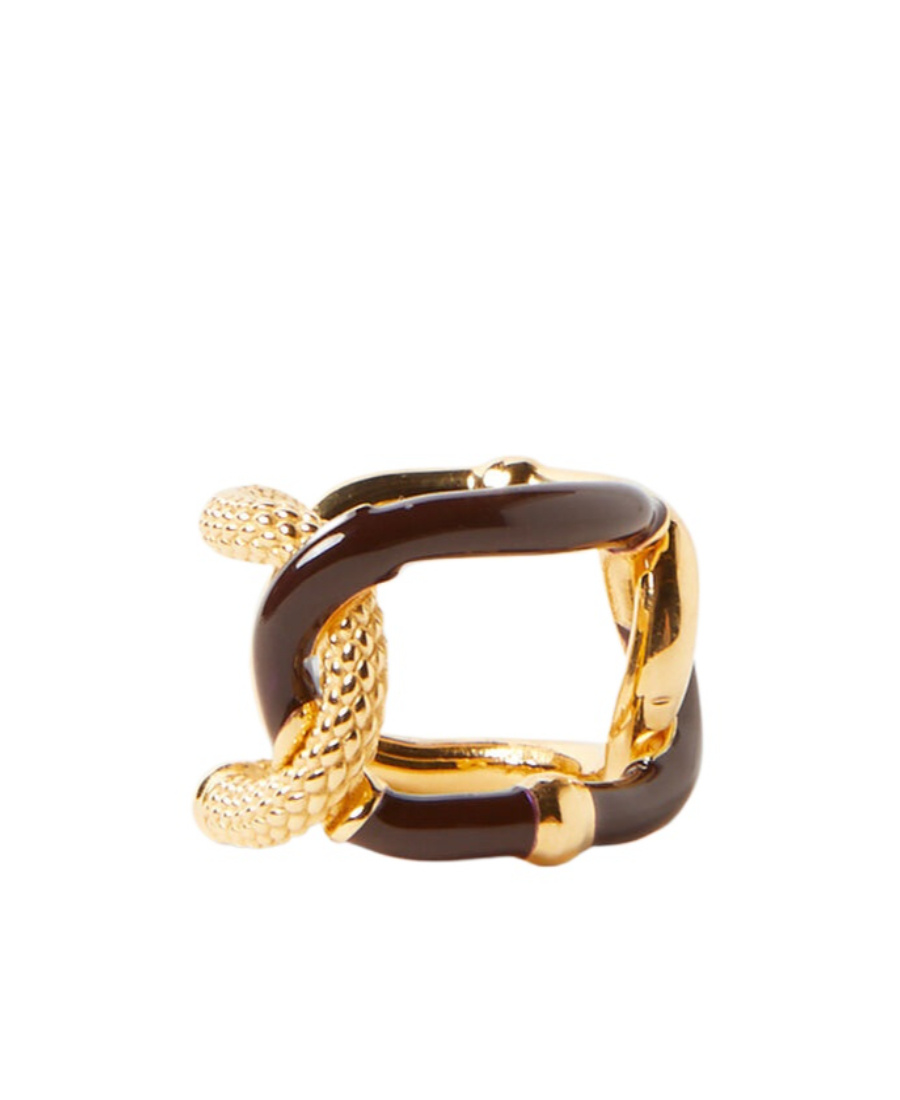 Bottega Veneta Weave A Ring In Brown