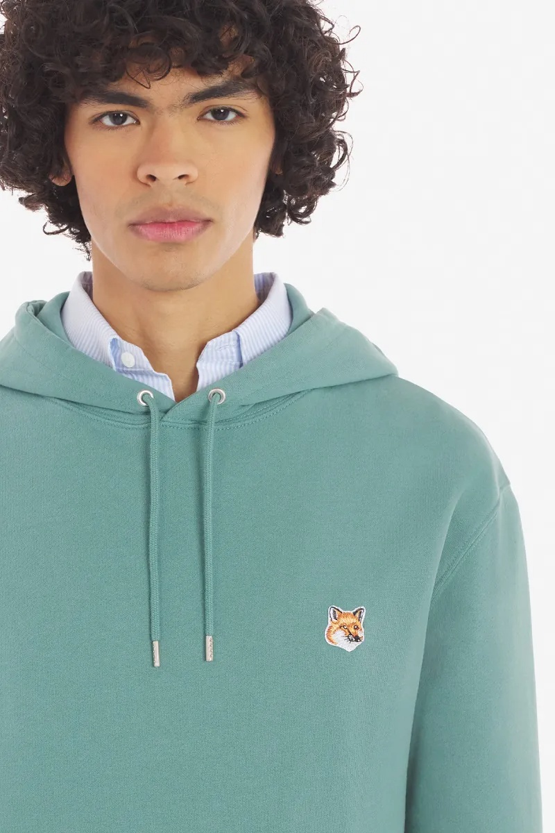 MAISON KITSUNÉ MAISON KITSUNÉ FOX HEAD PATCH DRAWSTRING HOODIE