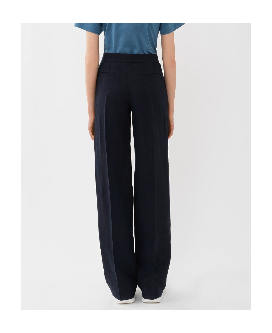 Chloé Pressed-crease Tailored Trousers In Black