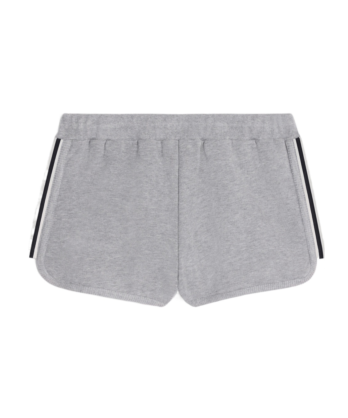 Celine Elastic Waist Shorts In Gray