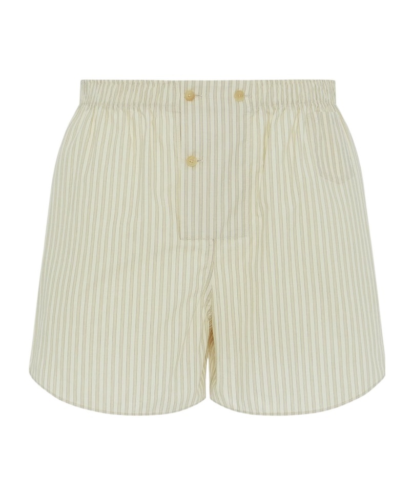 The Row Nicasio Shorts In Nude