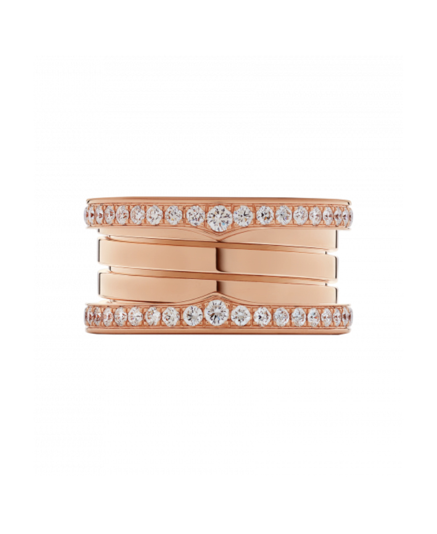 Bvlgari Diamond Ring In Yellow