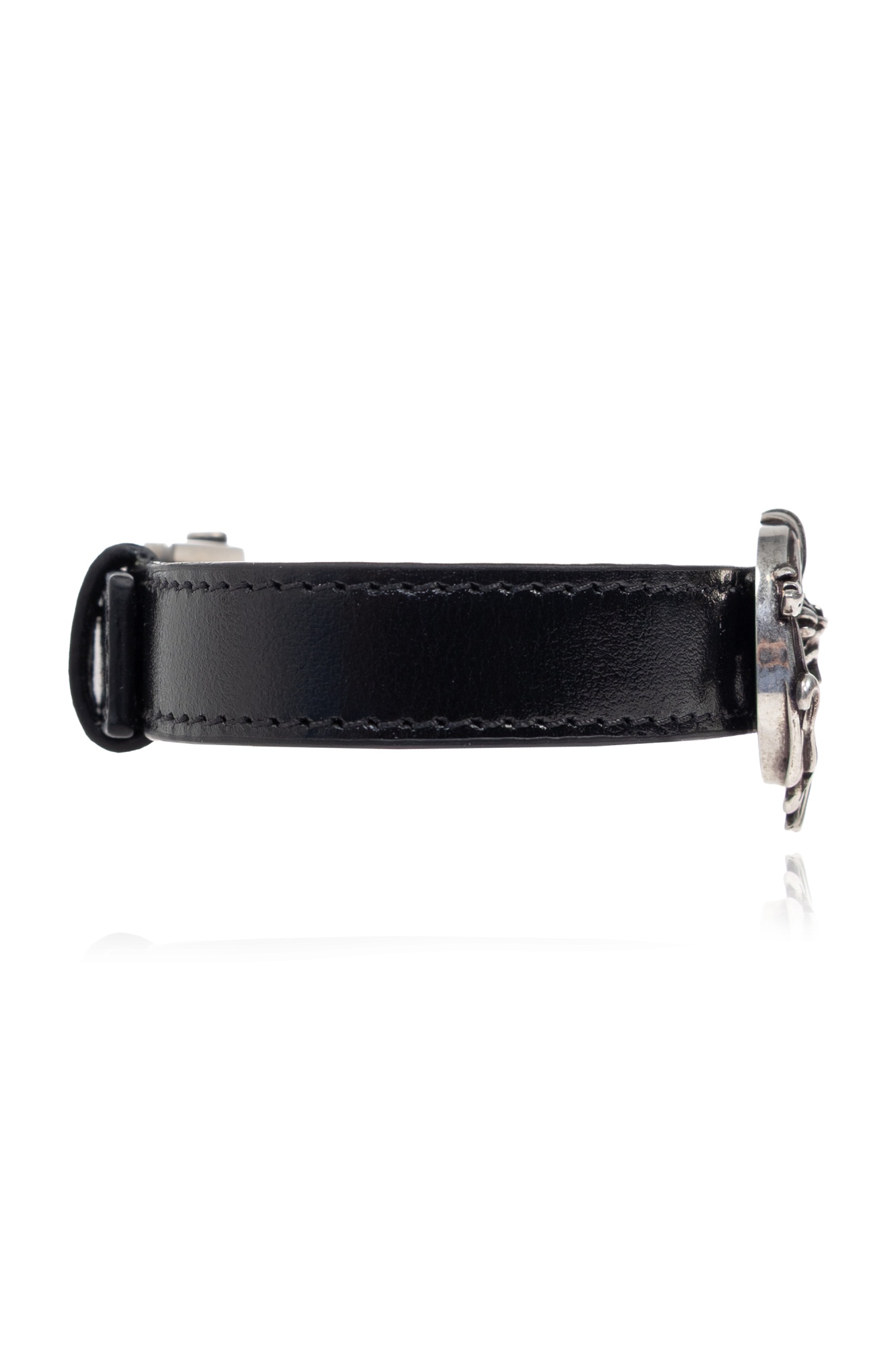 Versace Medusa-motif Bracelet In Black