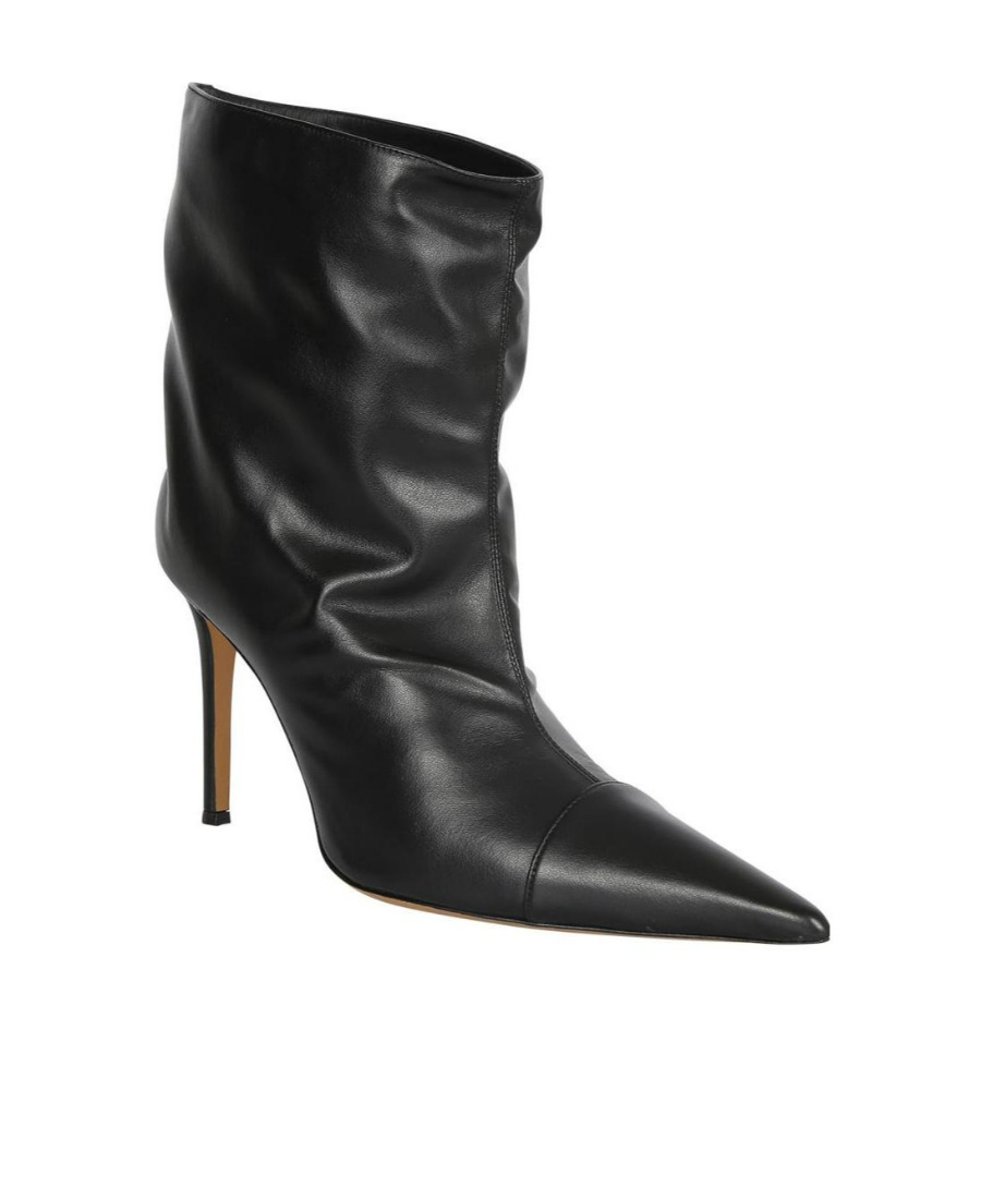 Alexandre Vauthier Pointed Ankle Boots In Black