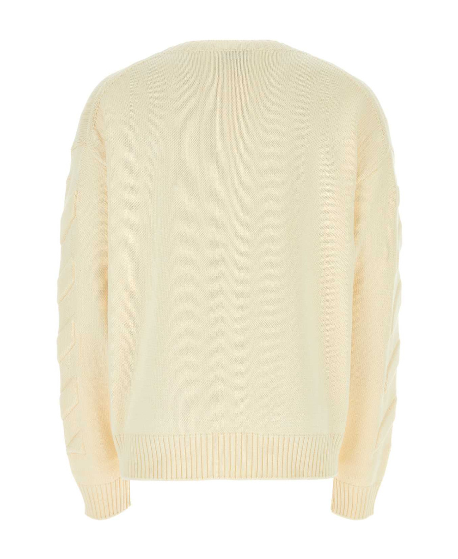 Off-white Off White Man Maglione In Nude