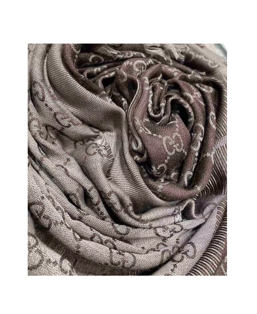 Gucci Logo Scarf In Black