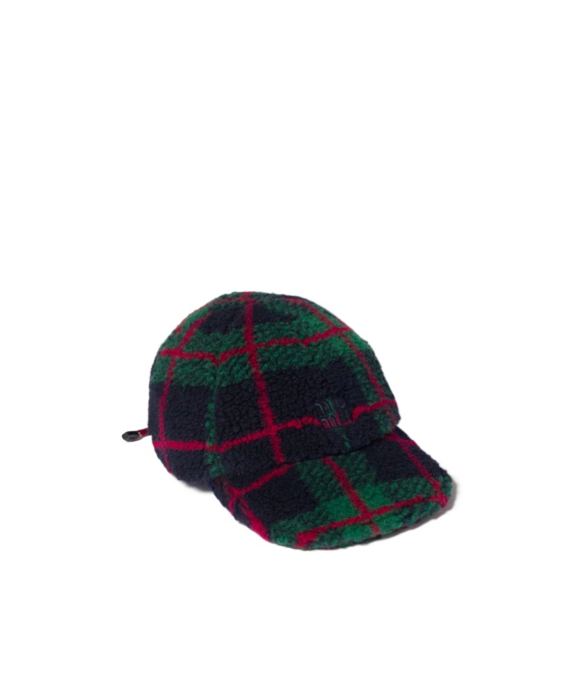 Miu Miu Fleece Baseball Cap In Multi