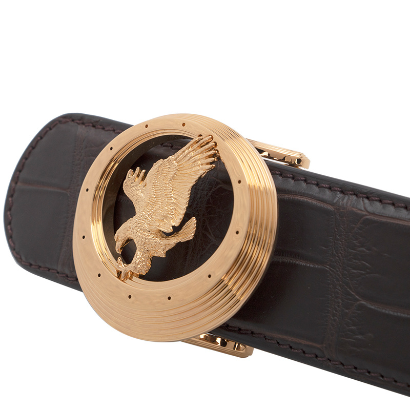Stefano Ricci Black Logo Belt In Black