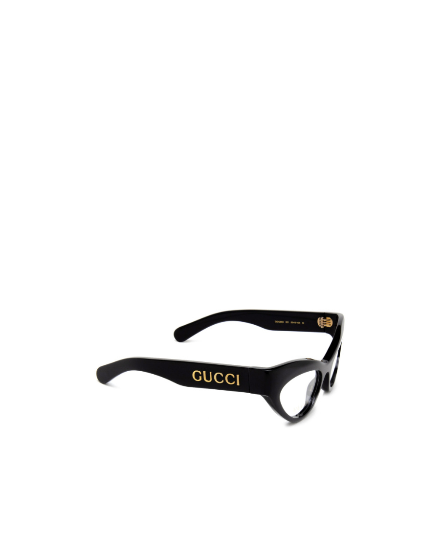GUCCI GUCCI EYEWEAR CAT-EYE THICK FRAMED GLASSES