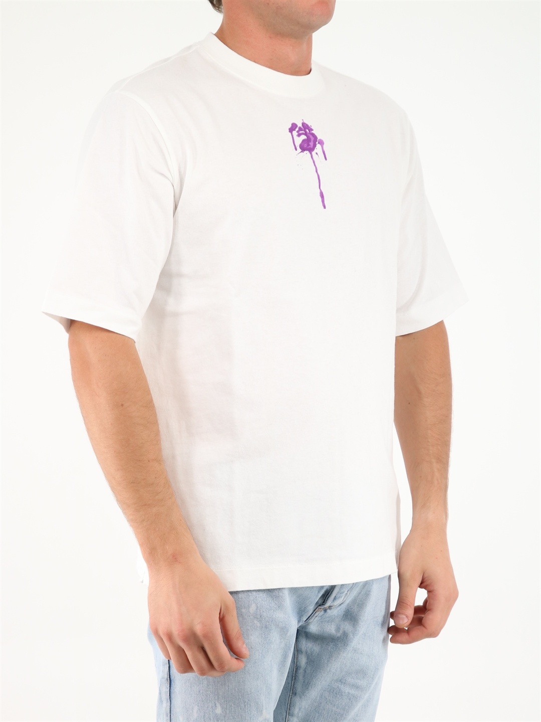 OFF-WHITE PAINT-SPLATTER T-SHIRT