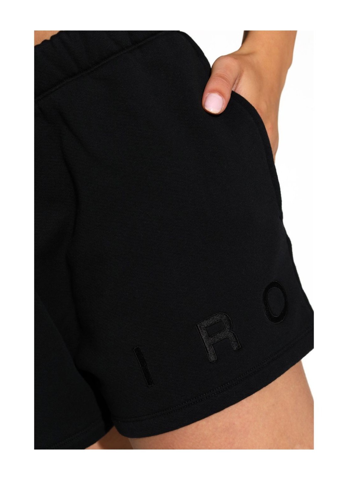 Iro Strap-up Shorts In Black