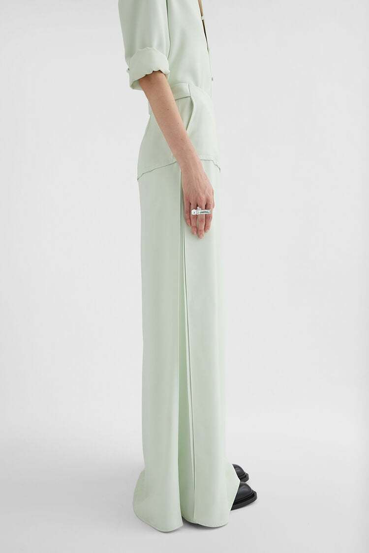Jil Sander Straight Skirt In White