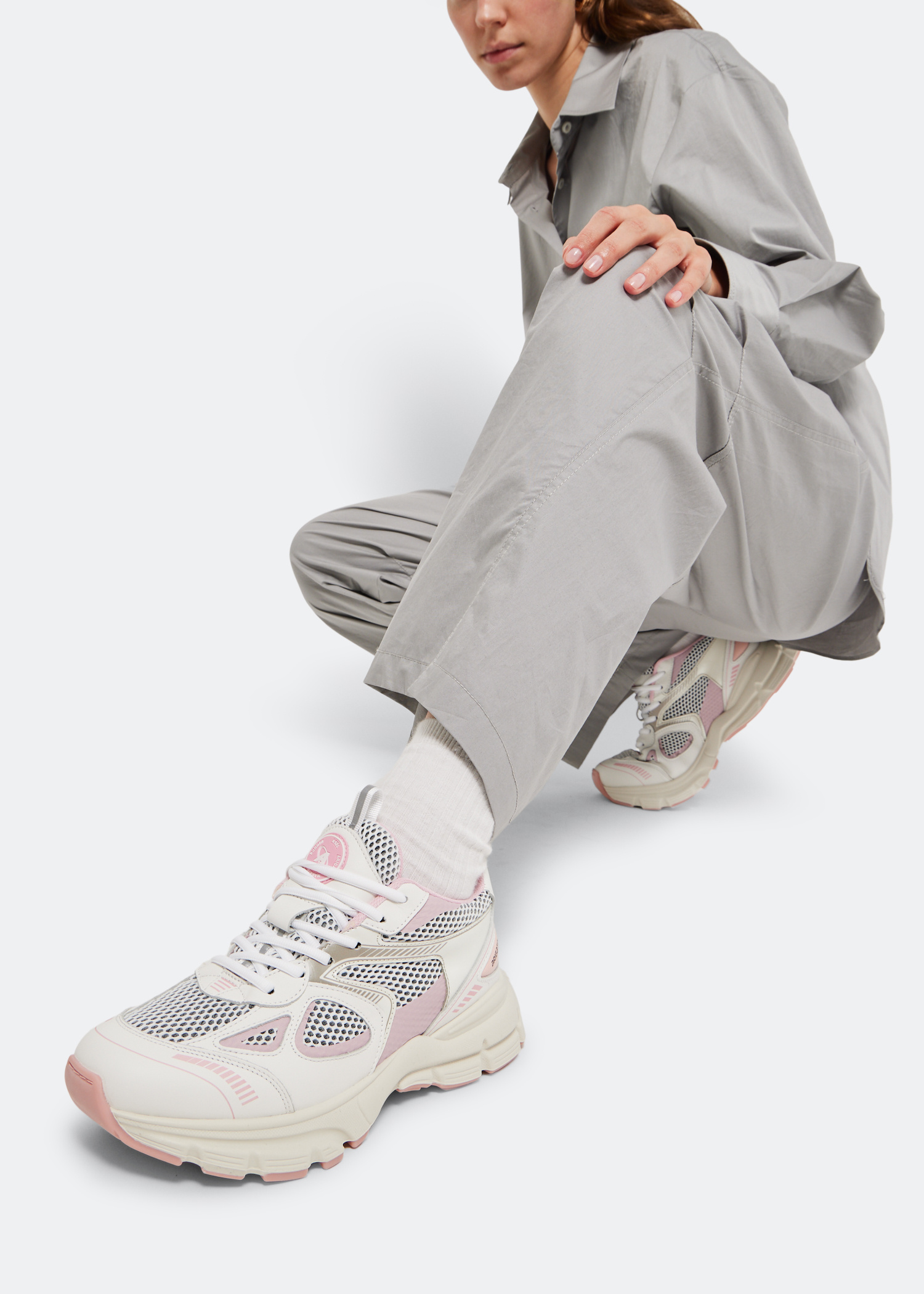 Axel Arigato Marathon Runner Mesh-detail Sneakers In White