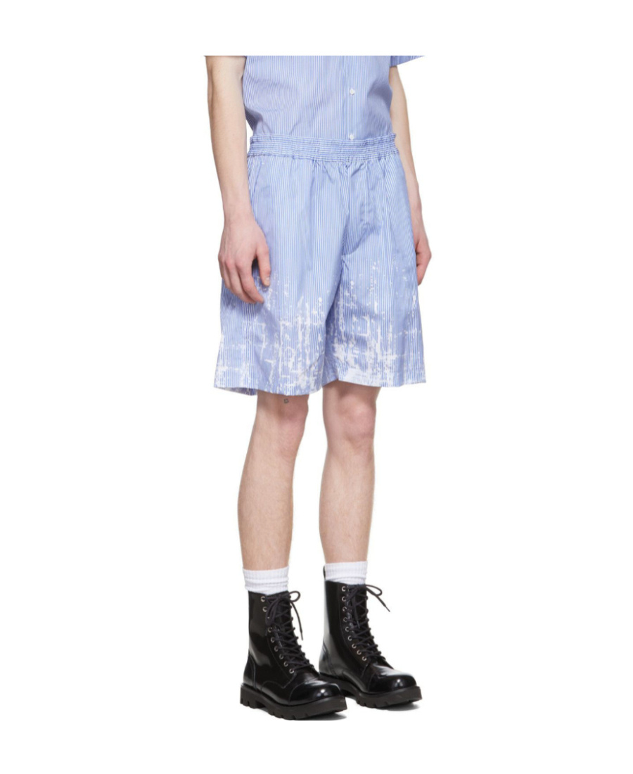Dsquared2 Blue Cotton Shorts In Blue