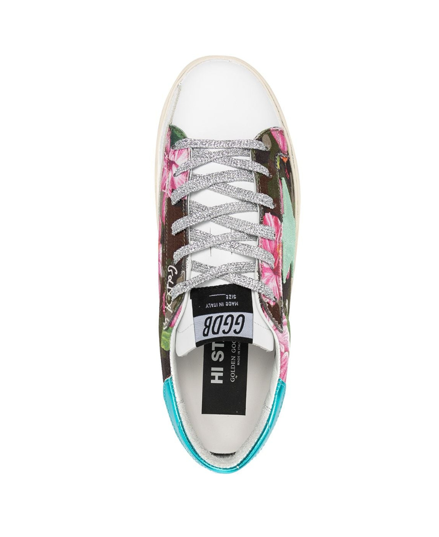 Golden Goose Superstar Canvas Sneakers In White